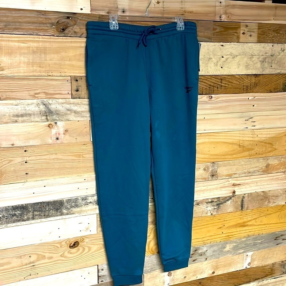 Reebok size large teal color jogger sweatpants